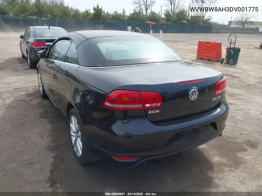 2013 Volkswagen Eos Komfort VIN: WVWBW8AH3DV001775 Lot: 42020927