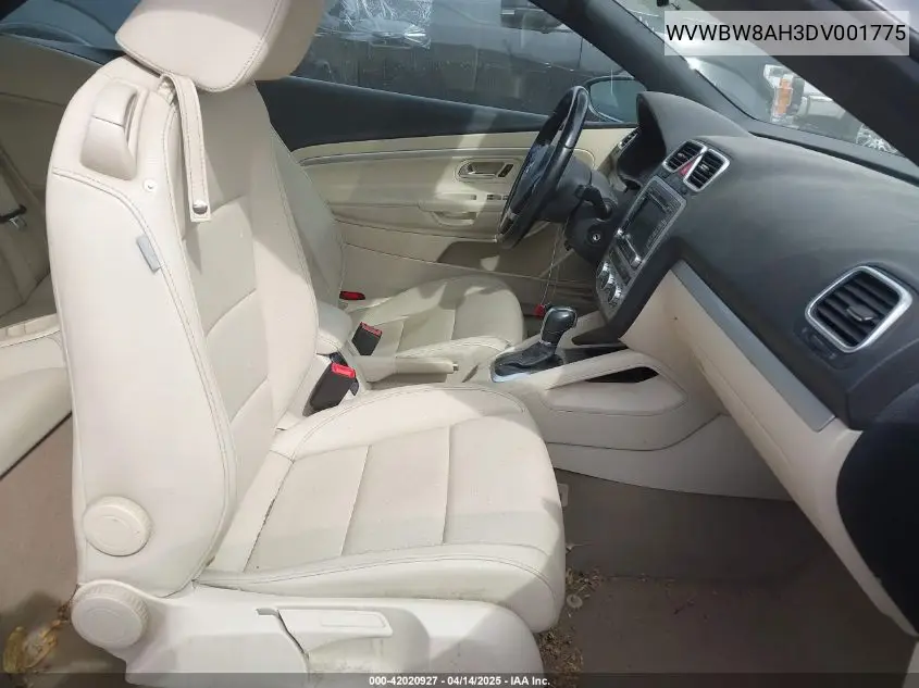 2013 Volkswagen Eos Komfort VIN: WVWBW8AH3DV001775 Lot: 42020927