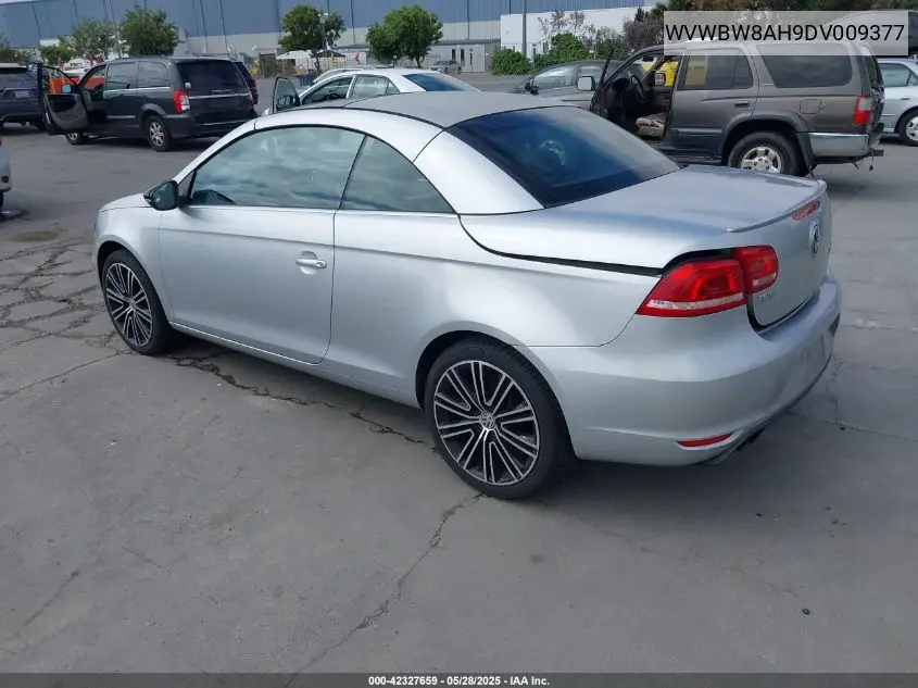 2013 Volkswagen Eos Sport VIN: WVWBW8AH9DV009377 Lot: 42327659