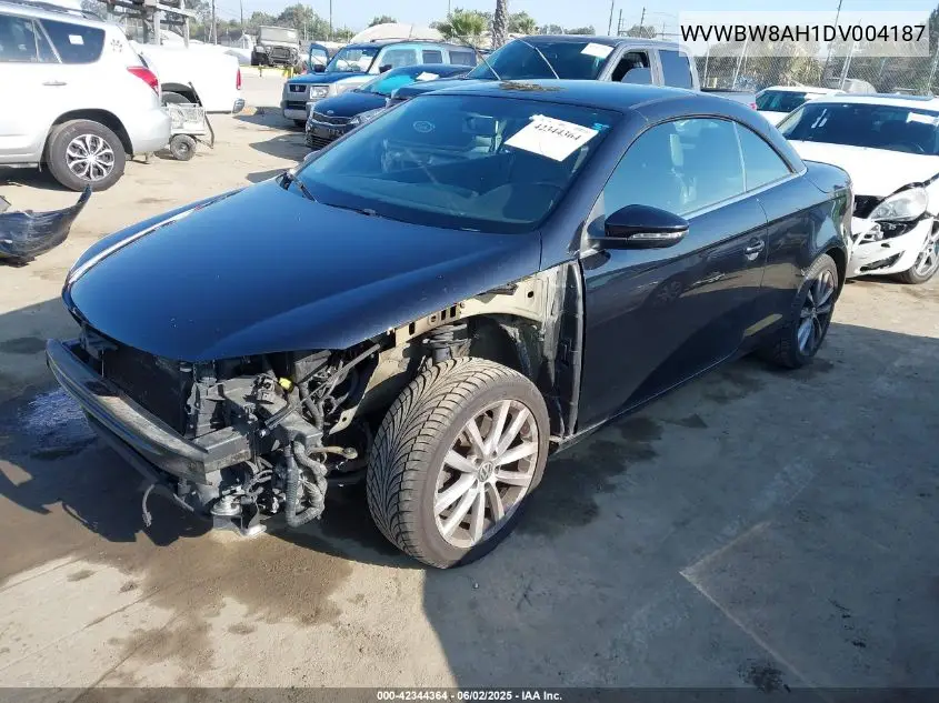 2013 Volkswagen Eos Komfort VIN: WVWBW8AH1DV004187 Lot: 42344364