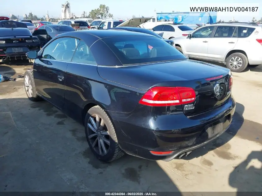 2013 Volkswagen Eos Komfort VIN: WVWBW8AH1DV004187 Lot: 42344364