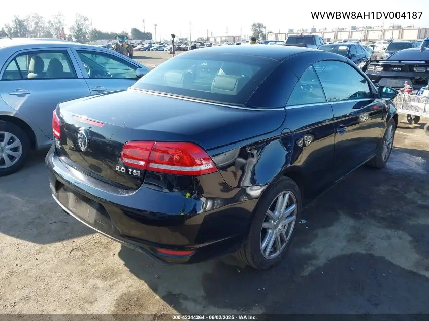 2013 Volkswagen Eos Komfort VIN: WVWBW8AH1DV004187 Lot: 42344364