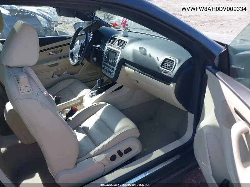2013 Volkswagen Eos Lux VIN: WVWFW8AH0DV009334 Lot: 42556487