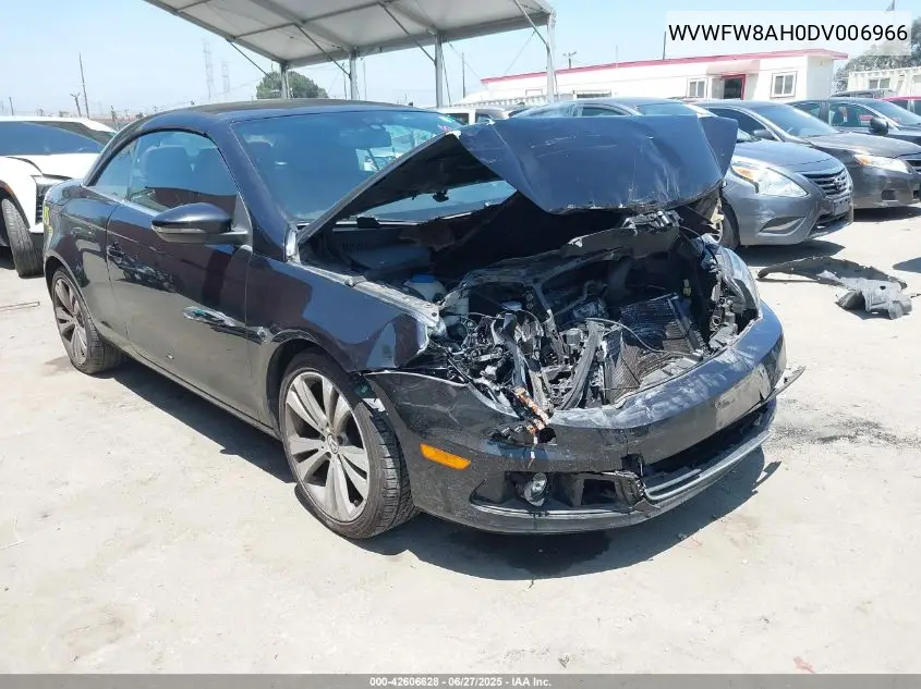 2013 Volkswagen Eos Lux VIN: WVWFW8AH0DV006966 Lot: 42606628