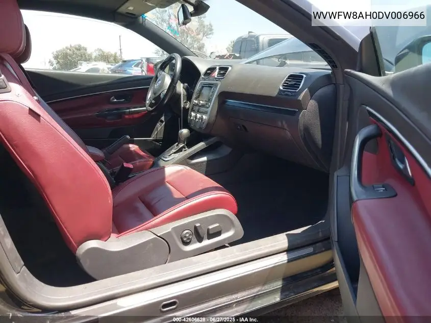 2013 Volkswagen Eos Lux VIN: WVWFW8AH0DV006966 Lot: 42606628