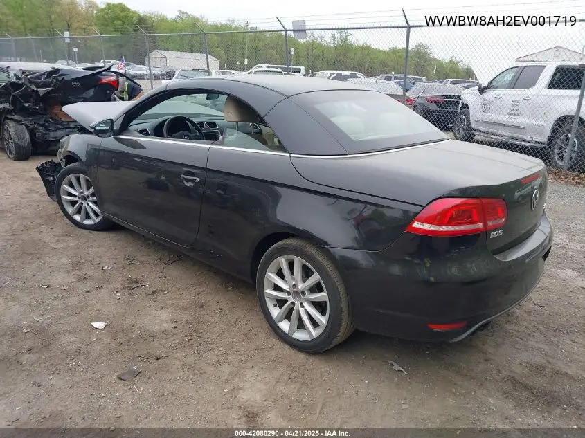 2014 Volkswagen Eos Komfort VIN: WVWBW8AH2EV001719 Lot: 42080290