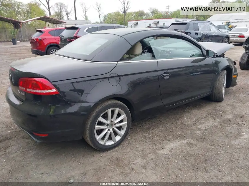 2014 Volkswagen Eos Komfort VIN: WVWBW8AH2EV001719 Lot: 42080290