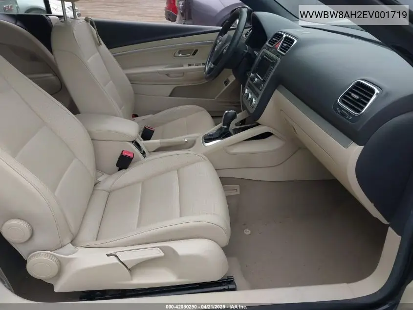 2014 Volkswagen Eos Komfort VIN: WVWBW8AH2EV001719 Lot: 42080290