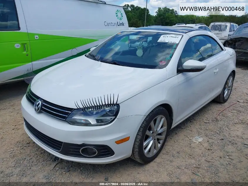 2014 Volkswagen Eos Komfort VIN: WVWBW8AH9EV000468 Lot: 42179604