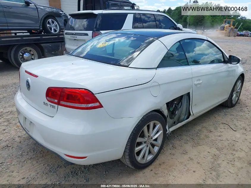 2014 Volkswagen Eos Komfort VIN: WVWBW8AH9EV000468 Lot: 42179604