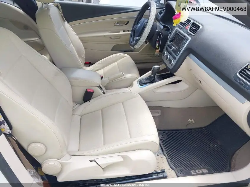 2014 Volkswagen Eos Komfort VIN: WVWBW8AH9EV000468 Lot: 42179604