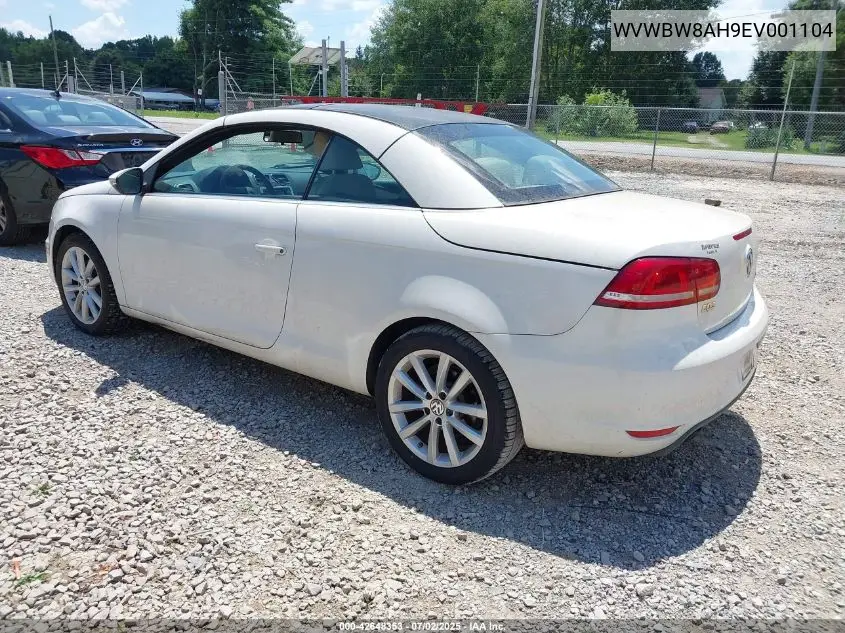 2014 Volkswagen Eos Komfort VIN: WVWBW8AH9EV001104 Lot: 42648353