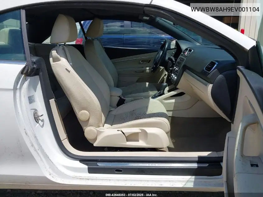 2014 Volkswagen Eos Komfort VIN: WVWBW8AH9EV001104 Lot: 42648353