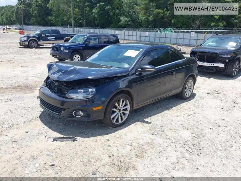2014 Volkswagen Eos Komfort/Sport VIN: WVWBW8AH7EV004423 Lot: 42770230