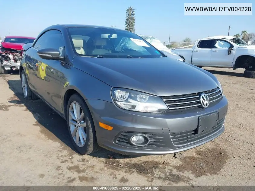 2015 Volkswagen Eos Komfort Edition VIN: WVWBW8AH7FV004228 Lot: 41659825