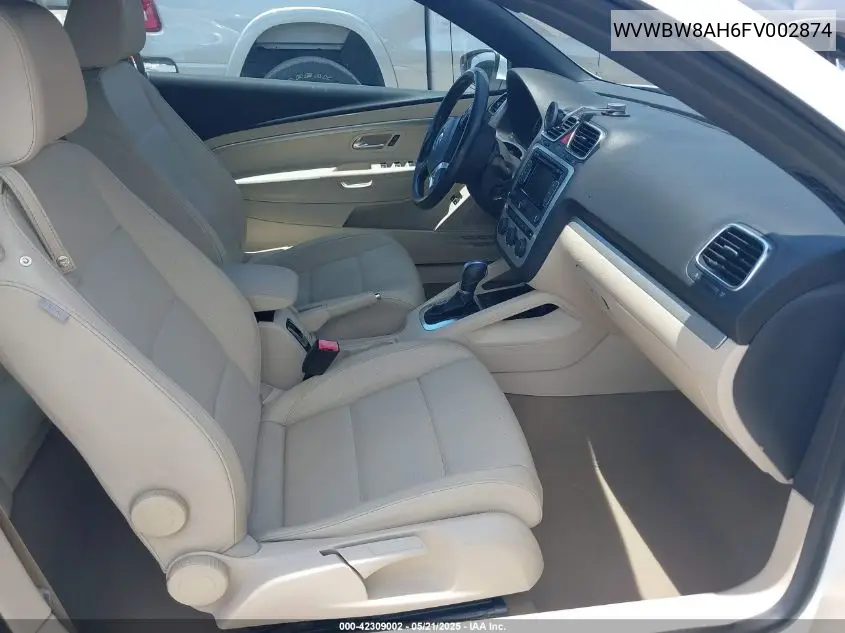 2015 Volkswagen Eos Komfort Edition VIN: WVWBW8AH6FV002874 Lot: 42309002