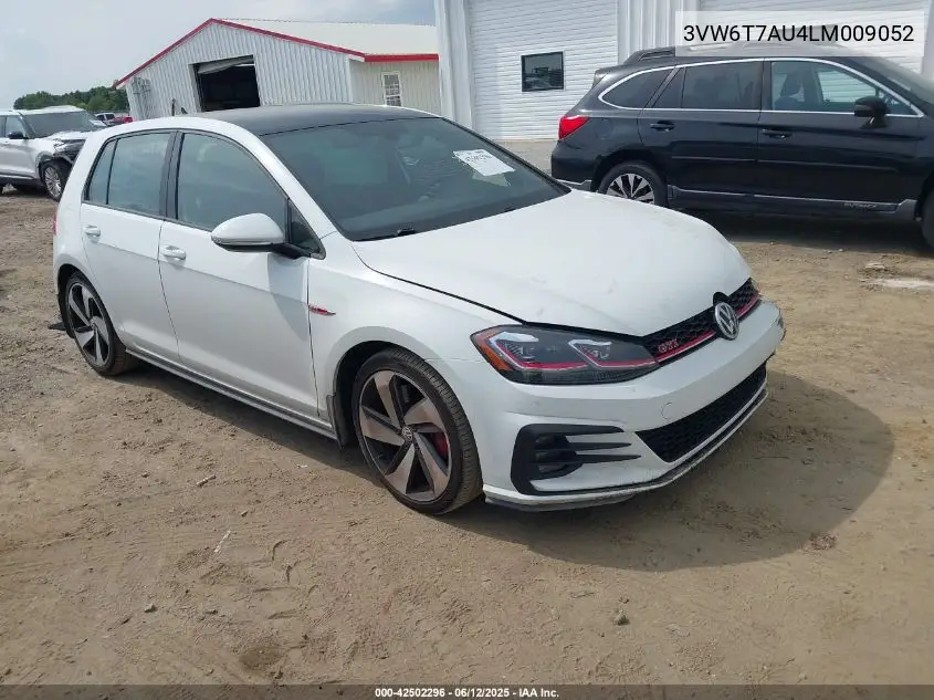 2020 Volkswagen Golf Gti 2.0T Autobahn/2.0T S/2.0T Se VIN: 3VW6T7AU4LM009052 Lot: 42502296