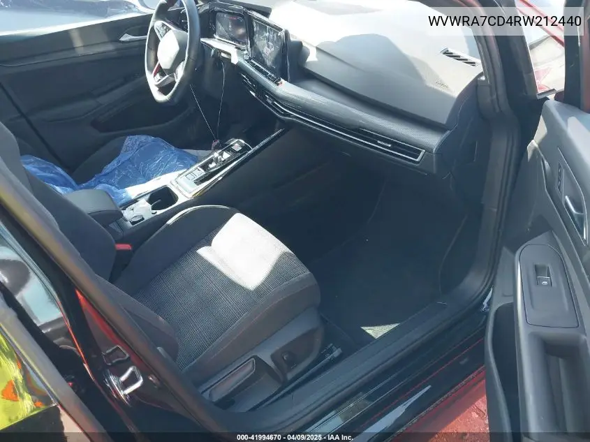 2024 Volkswagen Golf Gti 2.0T Se VIN: WVWRA7CD4RW212440 Lot: 41994670