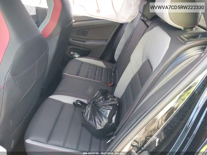 2024 Volkswagen Golf Gti 2.0T Autobahn VIN: WVWVA7CD5RW222330 Lot: 42329199