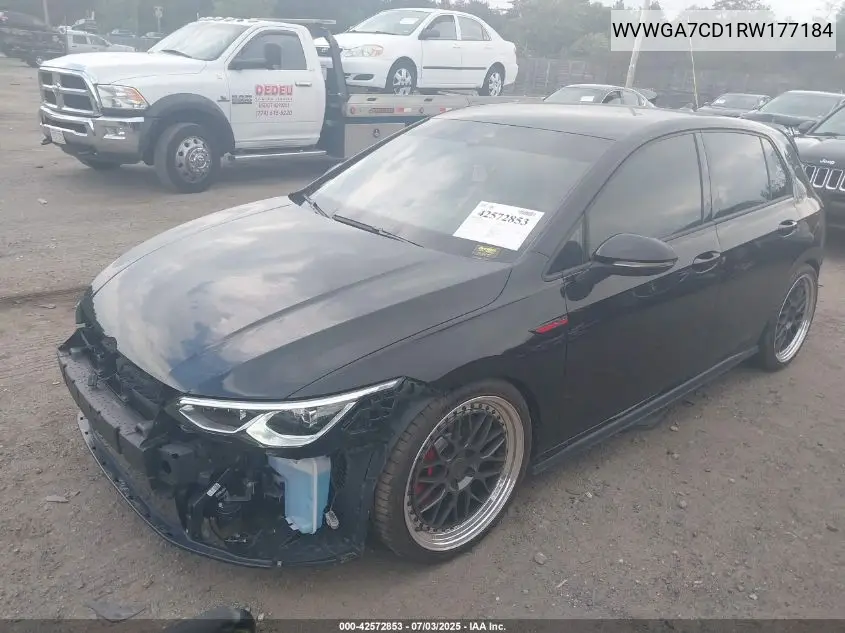 2024 Volkswagen Golf Gti 2.0T S VIN: WVWGA7CD1RW177184 Lot: 42572853