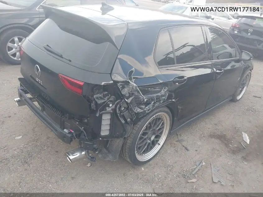 2024 Volkswagen Golf Gti 2.0T S VIN: WVWGA7CD1RW177184 Lot: 42572853
