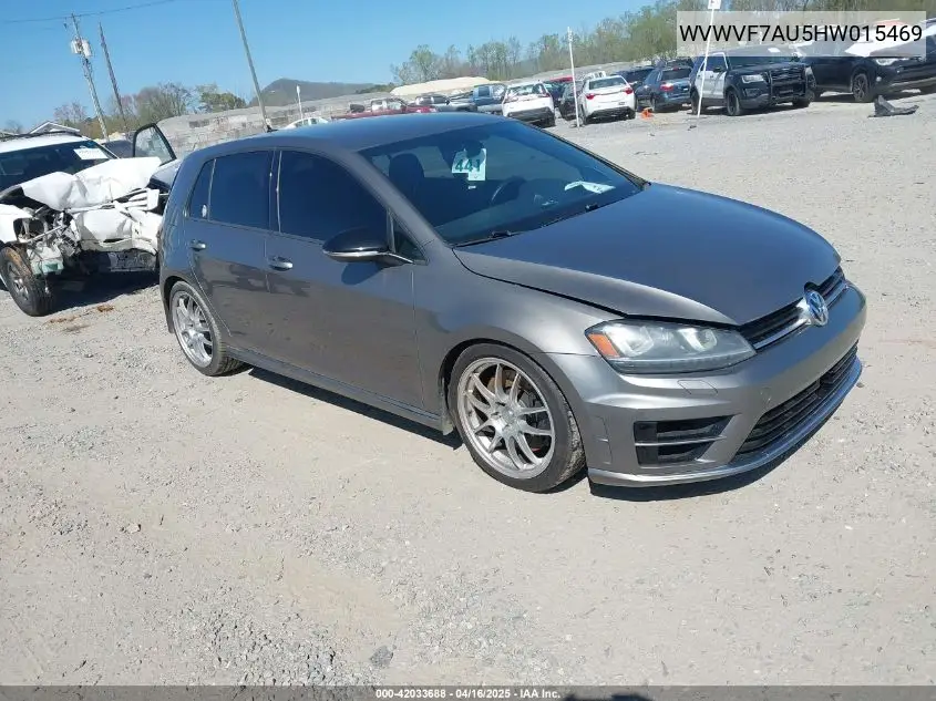 2017 Volkswagen Golf R 4-Door W/Dcc Navigation VIN: WVWVF7AU5HW015469 Lot: 42033688