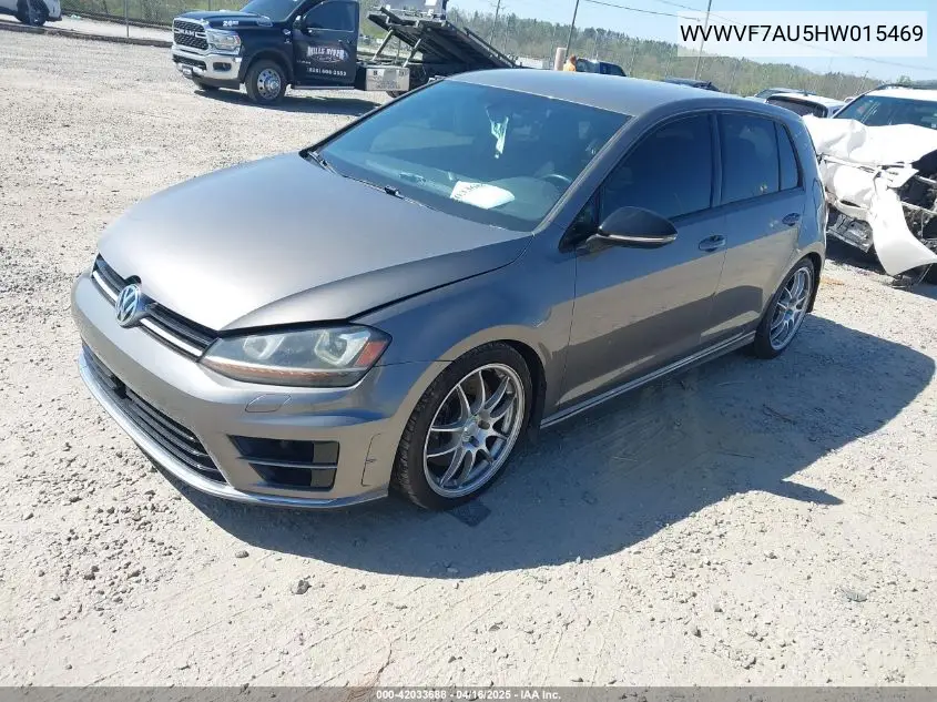 2017 Volkswagen Golf R 4-Door W/Dcc Navigation VIN: WVWVF7AU5HW015469 Lot: 42033688