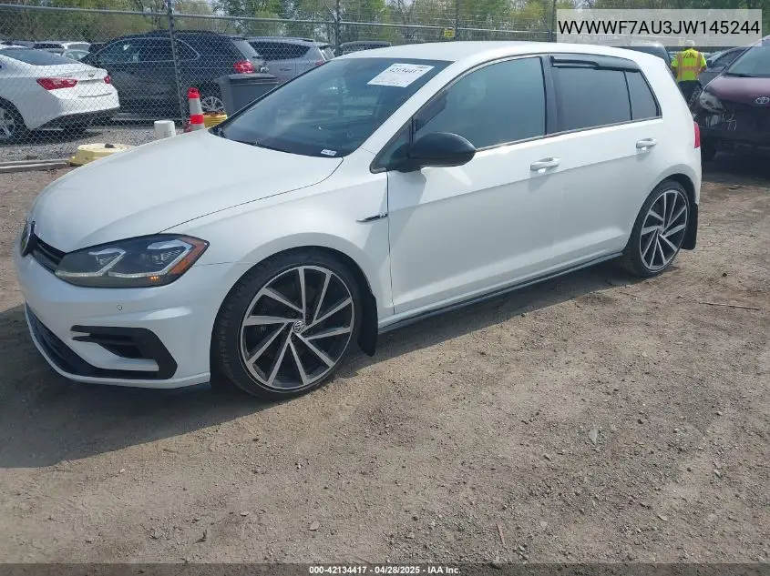 2018 Volkswagen Golf R 2.0T W/Dcc Navigation VIN: WVWWF7AU3JW145244 Lot: 42134417