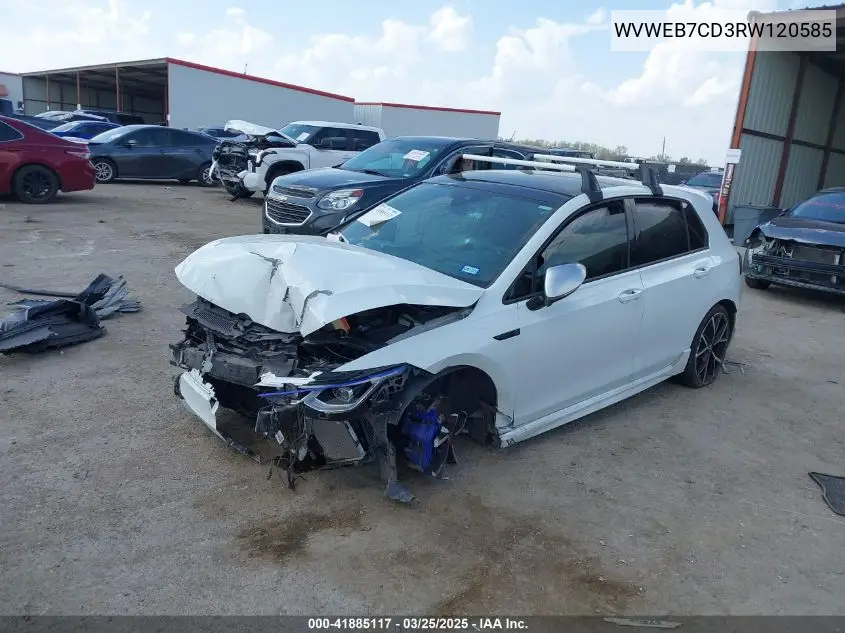 2024 Volkswagen Golf R 2.0T VIN: WVWEB7CD3RW120585 Lot: 41885117