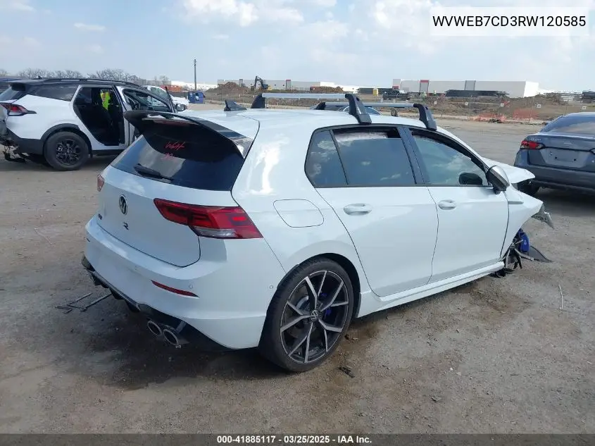 2024 Volkswagen Golf R 2.0T VIN: WVWEB7CD3RW120585 Lot: 41885117