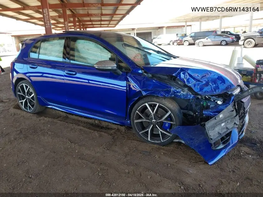 2024 Volkswagen Golf R 2.0T VIN: WVWEB7CD6RW143164 Lot: 42012150