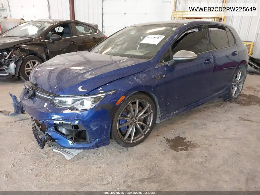 2024 Volkswagen Golf R 2.0T VIN: WVWEB7CD2RW225649 Lot: 42278725