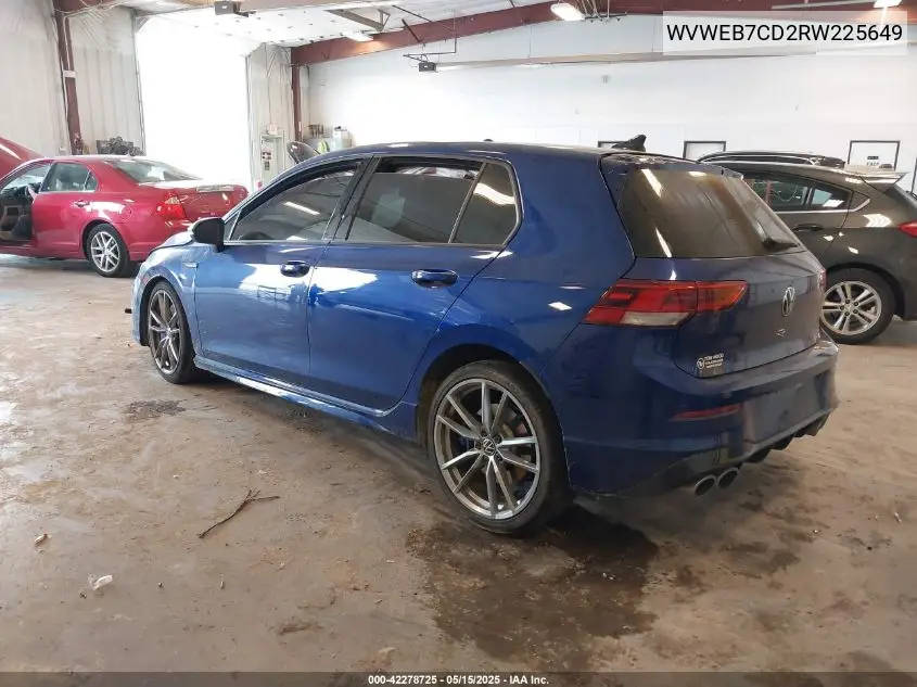 2024 Volkswagen Golf R 2.0T VIN: WVWEB7CD2RW225649 Lot: 42278725