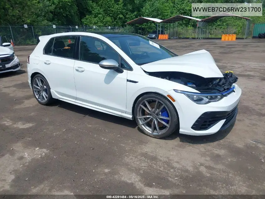 2024 Volkswagen Golf R 2.0T VIN: WVWEB7CD6RW231700 Lot: 42281484