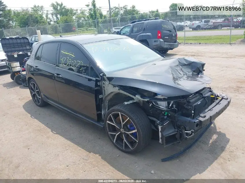 2024 Volkswagen Golf R 2.0T VIN: WVWEB7CD7RW158966 Lot: 42395273
