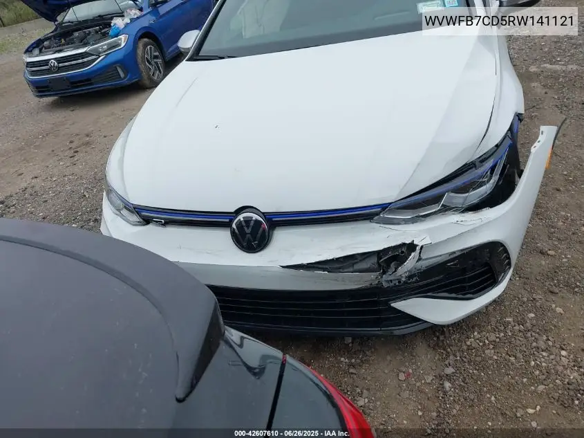 2024 Volkswagen Golf R 2.0T VIN: WVWFB7CD5RW141121 Lot: 42607610