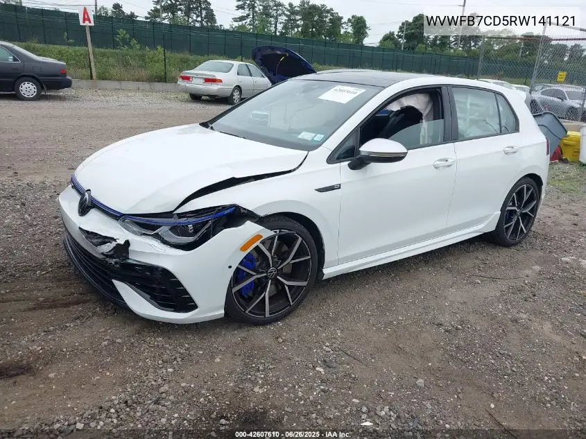 2024 Volkswagen Golf R 2.0T VIN: WVWFB7CD5RW141121 Lot: 42607610