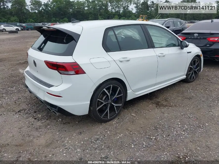 2024 Volkswagen Golf R 2.0T VIN: WVWFB7CD5RW141121 Lot: 42607610