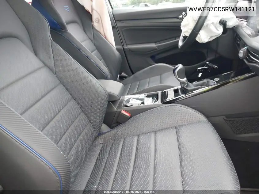 2024 Volkswagen Golf R 2.0T VIN: WVWFB7CD5RW141121 Lot: 42607610