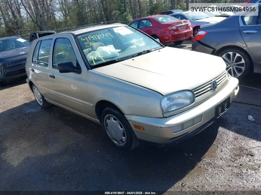 1995 Volkswagen Golf Iii Gl/Gl VIN: 3VWFC81H6SM084956 Lot: 41918047