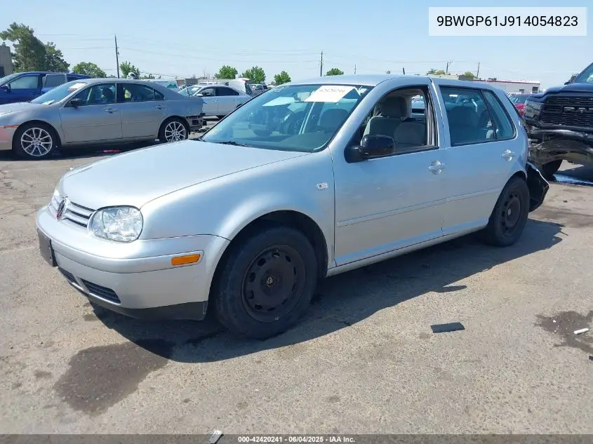 2001 Volkswagen Golf Gls Tdi VIN: 9BWGP61J914054823 Lot: 42420241