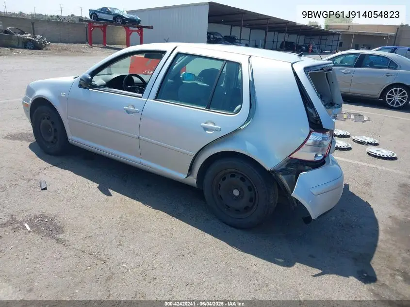 2001 Volkswagen Golf Gls Tdi VIN: 9BWGP61J914054823 Lot: 42420241