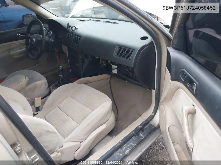 2002 Volkswagen Golf Gls Tdi VIN: 9BWGP61J724058452 Lot: 41008630