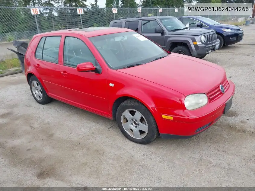 2002 Volkswagen Golf Gls Tdi VIN: 9BWGP61J624044266 Lot: 42262531