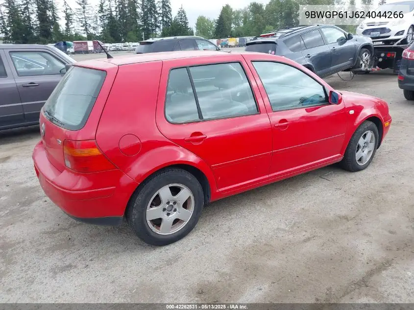 2002 Volkswagen Golf Gls Tdi VIN: 9BWGP61J624044266 Lot: 42262531