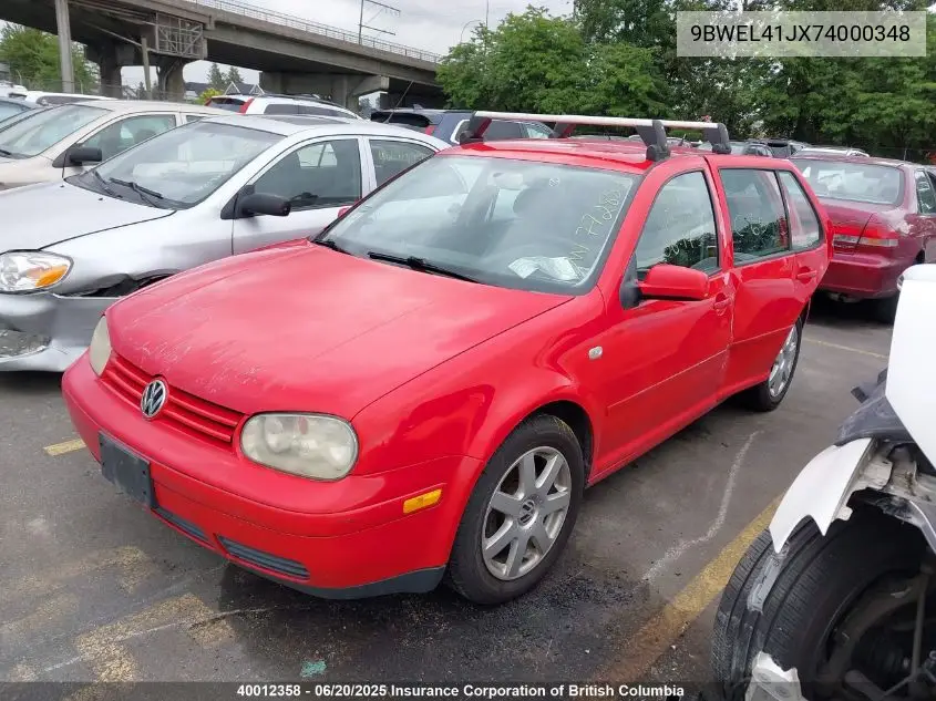 2007 Volkswagen City Golf VIN: 9BWEL41JX74000348 Lot: 40012358
