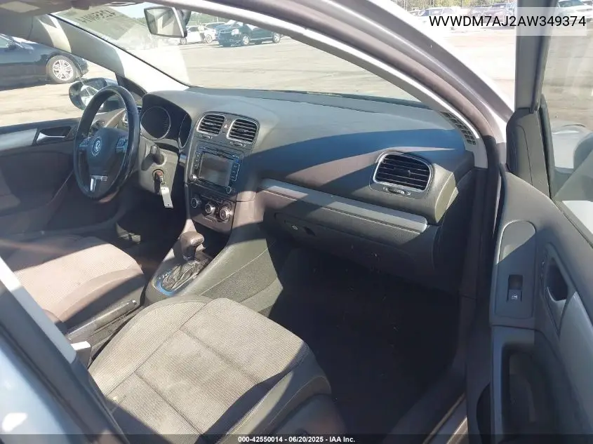 2010 Volkswagen Golf Tdi VIN: WVWDM7AJ2AW349374 Lot: 42550014