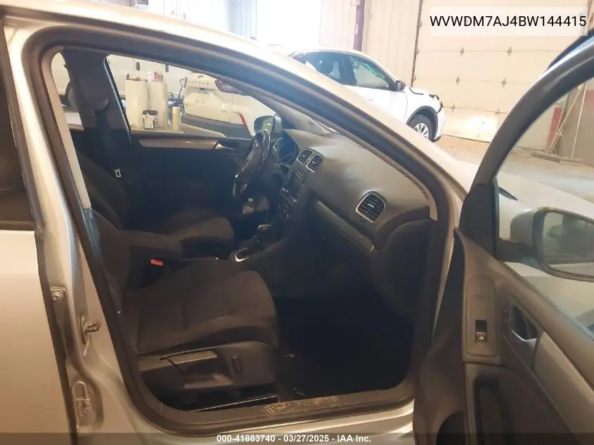 2011 Volkswagen Golf Tdi 4-Door VIN: WVWDM7AJ4BW144415 Lot: 41883740