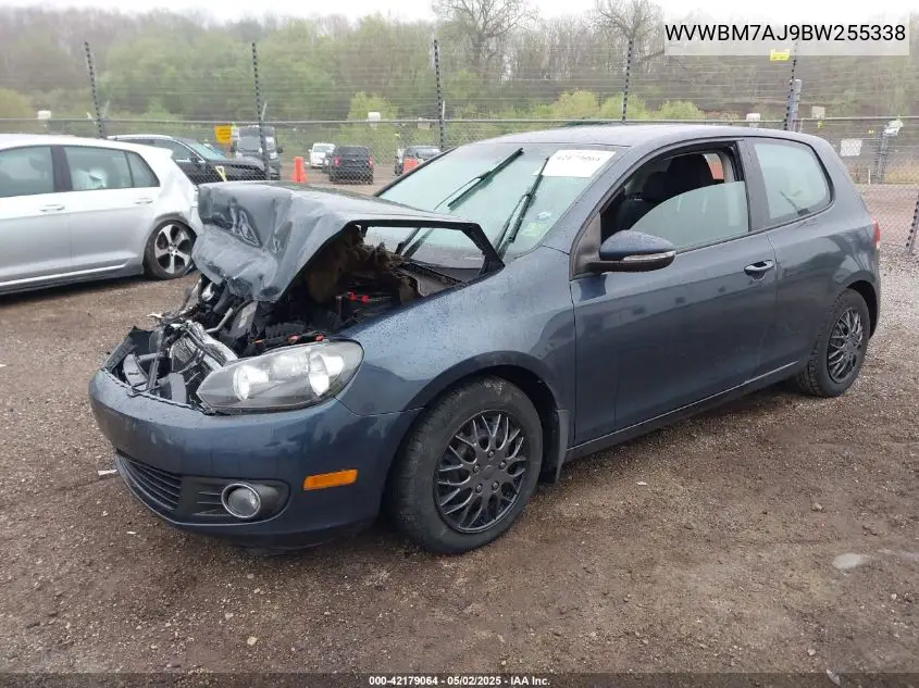 2011 Volkswagen Golf Tdi 2-Door VIN: WVWBM7AJ9BW255338 Lot: 42179064