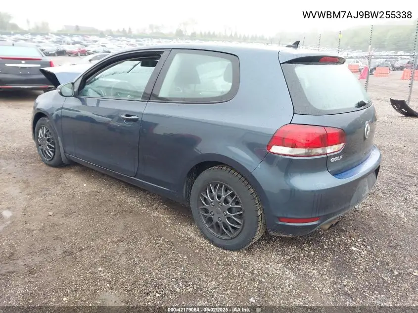 2011 Volkswagen Golf Tdi 2-Door VIN: WVWBM7AJ9BW255338 Lot: 42179064
